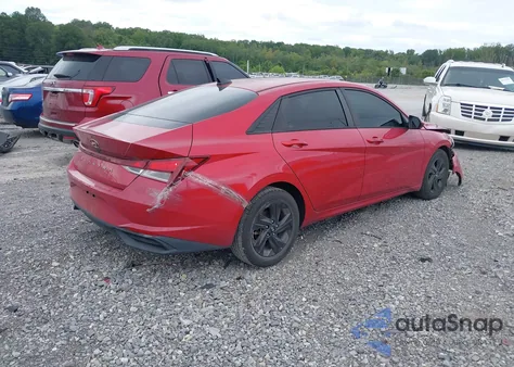 2021 Hyundai Elantra Sel z USA, uszkodzony, nr VIN 5NPLS4AG7MH005229